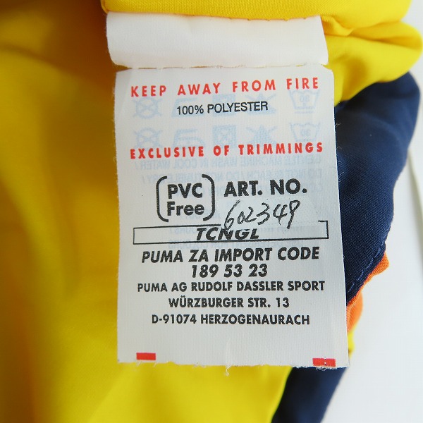 実際に弊社で買取させて頂いた【サンプル】PUMA/プーマ レーシング ベスト/Mの画像 4枚目