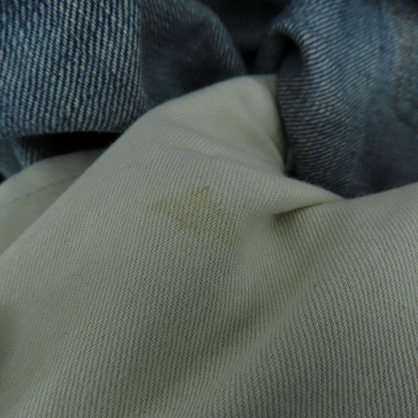 実際に弊社で買取させて頂いたDior HOMME/ディオールオム エディ期 アーカイブ ラスターコーティング デニム/46の画像 7枚目