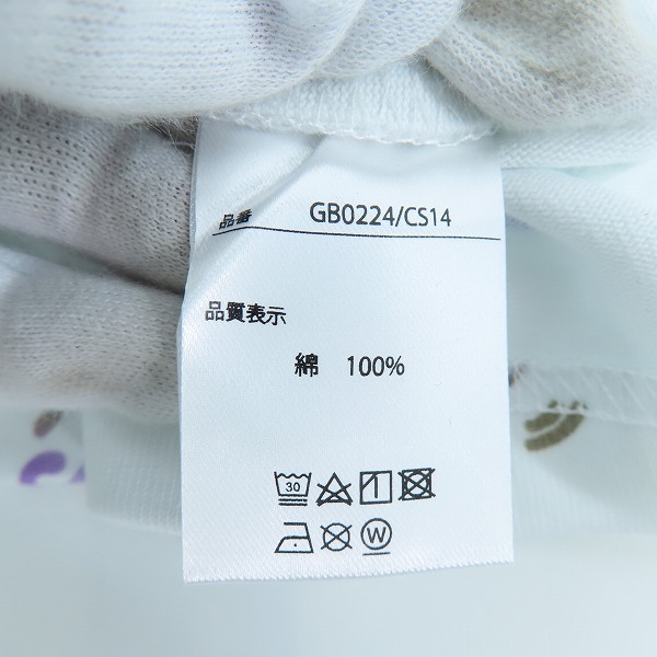 実際に弊社で買取させて頂いたglamb/グラム Rainbow Initial T-Shirt / レインボーイニシャルＴシャツ GB0224/CS14 Mの画像 3枚目