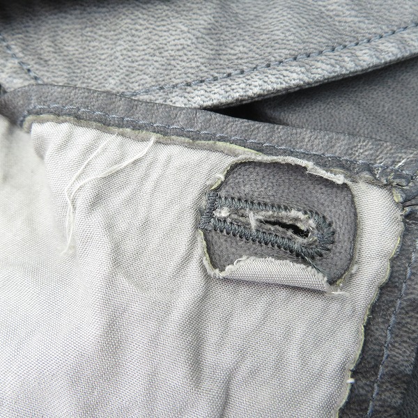 実際に弊社で買取させて頂いた【サンプル】MIHARA YASUHIRO/ミハラヤスヒロ レザー コート/1011385-9の画像 8枚目