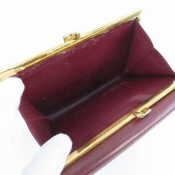 実際に弊社で買取させて頂いたCartier/カルティエ マストライン レザー 二つ折り 財布/ウォレットの画像 6枚目