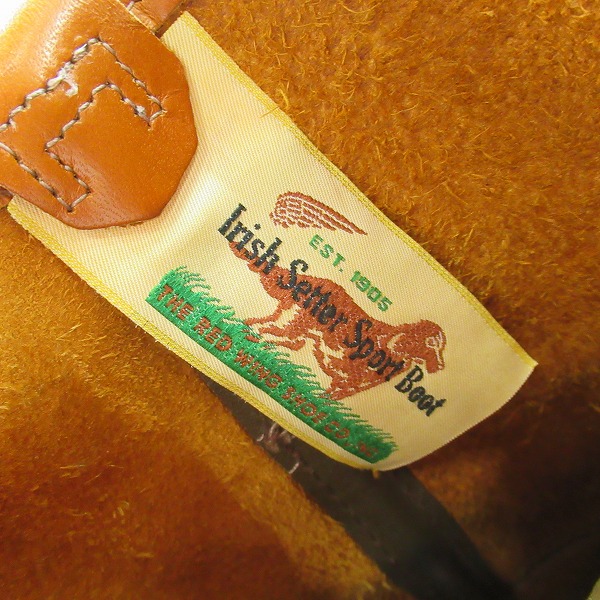 実際に弊社で買取させて頂いたRED WING/レッドウィング ペコスブーツ 復刻犬タグ 9866/7.5Eの画像 5枚目