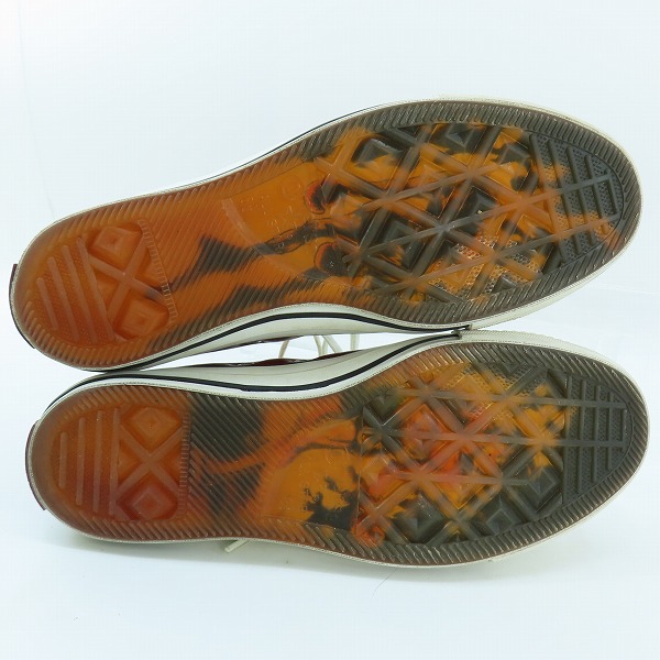 実際に弊社で買取させて頂いたCONVERSE/コンバース あしたのジョー限定コラボハイカットスニーカー 1S981/27の画像 2枚目