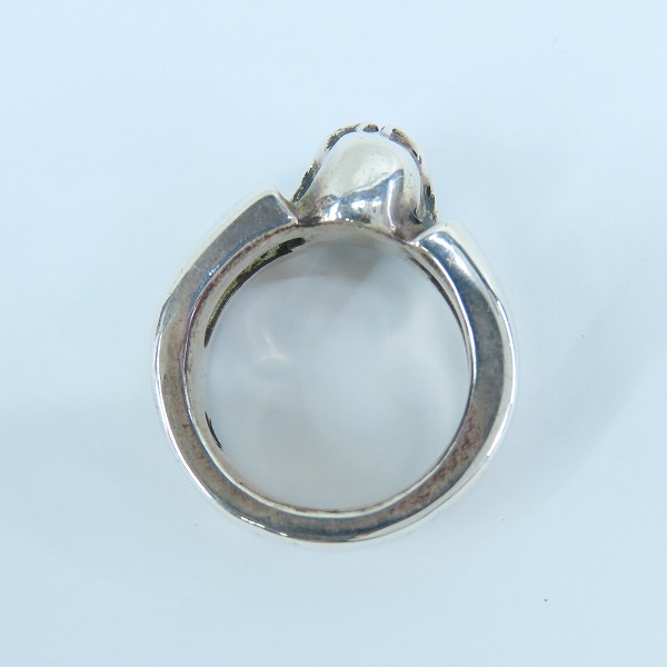 実際に弊社で買取させて頂いたTHIRTEEN DESIGNS/サーティーンデザインズ スカル リング KR-11/13号の画像 5枚目