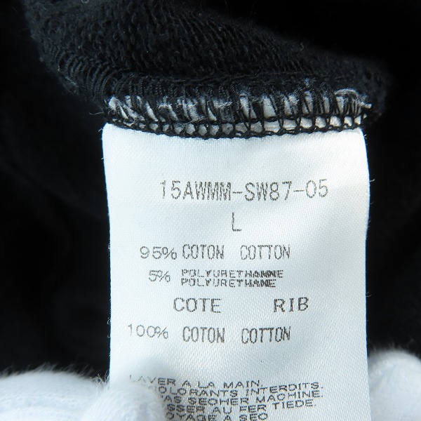 実際に弊社で買取させて頂いたmastermind HOMME×A-GIRL'S/マスターマインド×エイガールズ ゴールドロゴプリントパーカー 15AWMM-SW87-05/Lの画像 3枚目