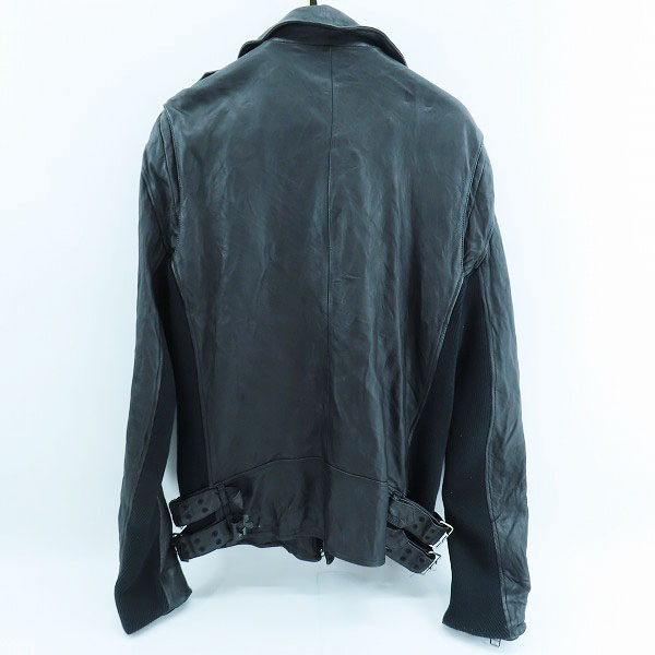 実際に弊社で買取させて頂いたglamb/グラム ラムレザー ダブルライダース ジャケット/4の画像 1枚目