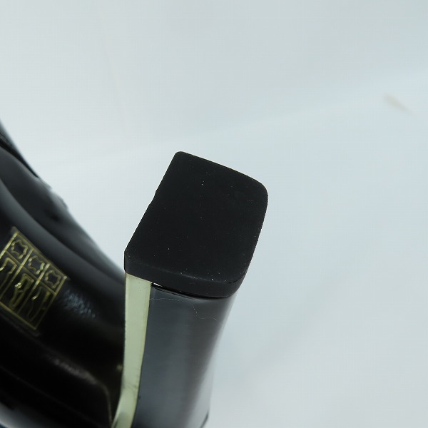 実際に弊社で買取させて頂いたGUCCI/グッチ エナメルレザー ショートブーツ/37の画像 8枚目