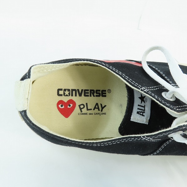 実際に弊社で買取させて頂いたPLAY COMME des GARCONS×CONVERSE/プレイ コムデギャルソン×コンバース オールスター 1CL879/30.0の画像 4枚目