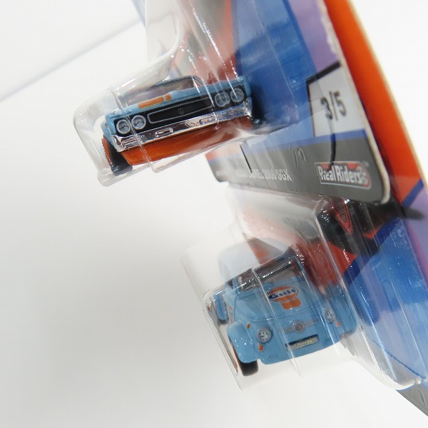 実際に弊社で買取させて頂いた(2)【未開封】Hot Wheels/ホットウィール Gulf/ガルフ 60s FIAT 500D MODIFICADO/69 FORD MUSTANG/LAUREL 2000 SGX 3点セットの画像 5枚目