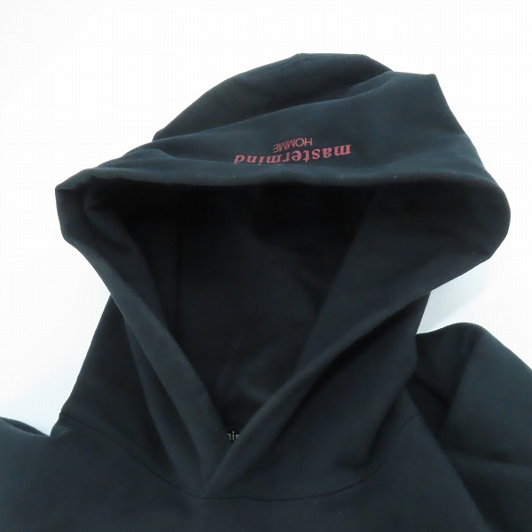 実際に弊社で買取させて頂いたmastermind JAPAN HOMME×A-GIRL'S/マスターマインド ×エイガール ロゴプリント パーカー 15AWMM-SW39-05/Lの画像 5枚目