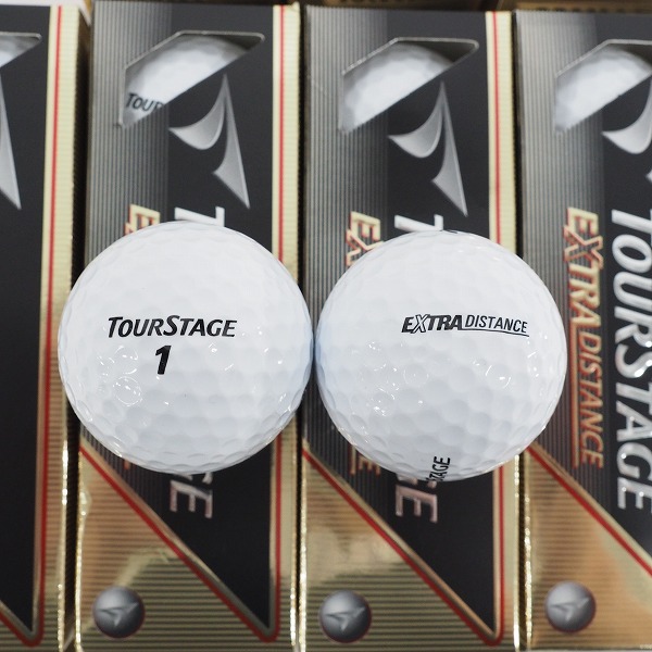 実際に弊社で買取させて頂いた【未使用】BRIDGESTONE/ブリヂストン TOURSTAGE/ツアーステージ EXTRA DISTANCE ゴルフボール ホワイト 2ダースの画像 1枚目