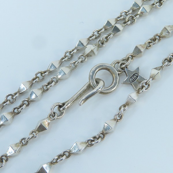 実際に弊社で買取させて頂いたJustin Davis/ジャスティンデイビス PICCADILLY CHAIN ピカデリー チェーン ネックレス/52cm