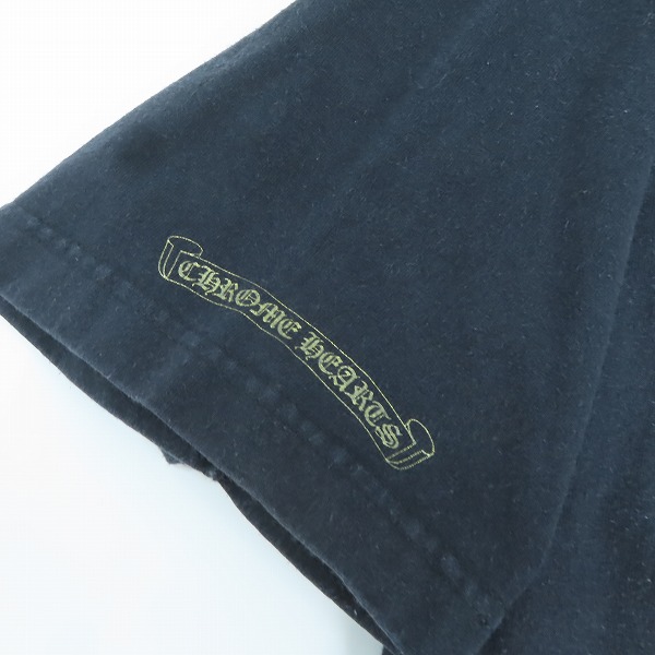 実際に弊社で買取させて頂いた【JPタグ付き】CHROME HEARTS/クロムハーツ ダガープリント 半袖 ポケットTシャツ/Lの画像 5枚目