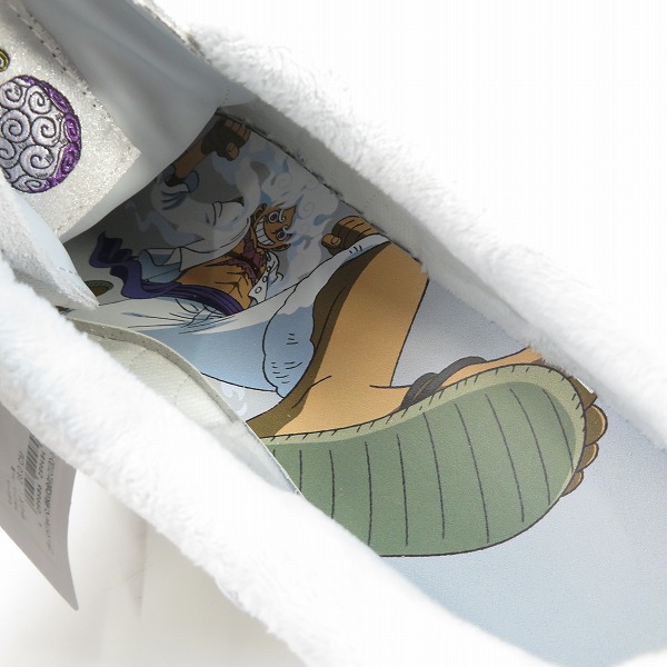 実際に弊社で買取させて頂いた【未使用】ONE PIECE×PUMA/ワンピース×プーマ Suede 3/スエード スニーカー 396524-01/28の画像 5枚目