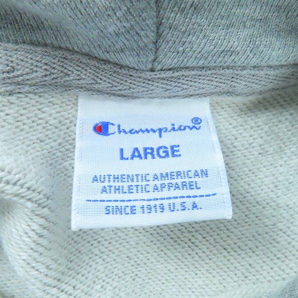 実際に弊社で買取させて頂いたChampion/チャンピオン プルオーバースウェットパーカー C3-Q102/Lの画像 2枚目