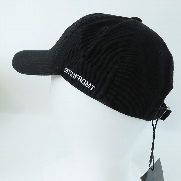 実際に弊社で買取させて頂いた(2)【未使用】FRAGMENT DESIGN フラグメントデザイン ×BT21 BT21FRGMT CAP COOKY ブラック×ブラウンの画像 3枚目