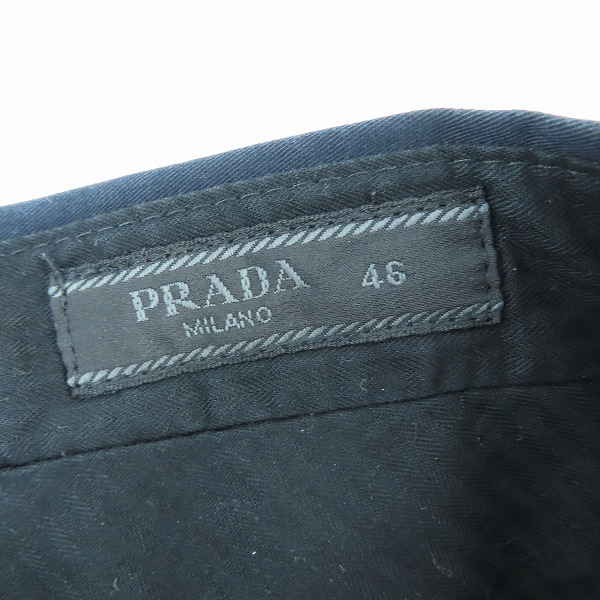 実際に弊社で買取させて頂いたPRADA/プラダ コットン チノパン/46の画像 3枚目