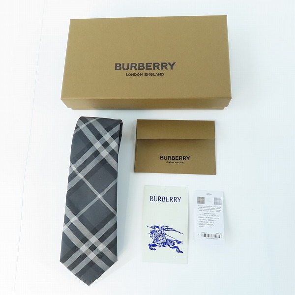 実際に弊社で買取させて頂いたBURBERRY/バーバリー チェック柄 ネクタイの画像 8枚目