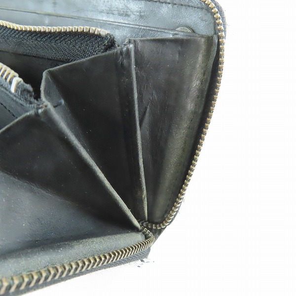 実際に弊社で買取させて頂いたglamb×JAM HOME MADE/グラム×ジャムホームメイド GAUDY ラウンドジップウォオレット/長財布の画像 7枚目