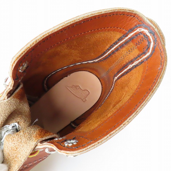 実際に弊社で買取させて頂いたRED WING/レッドウィング IRON RANGER TRACTION TRED/アイアンレンジャー トラクショントレッド ワークブーツ 8089 8Dの画像 4枚目