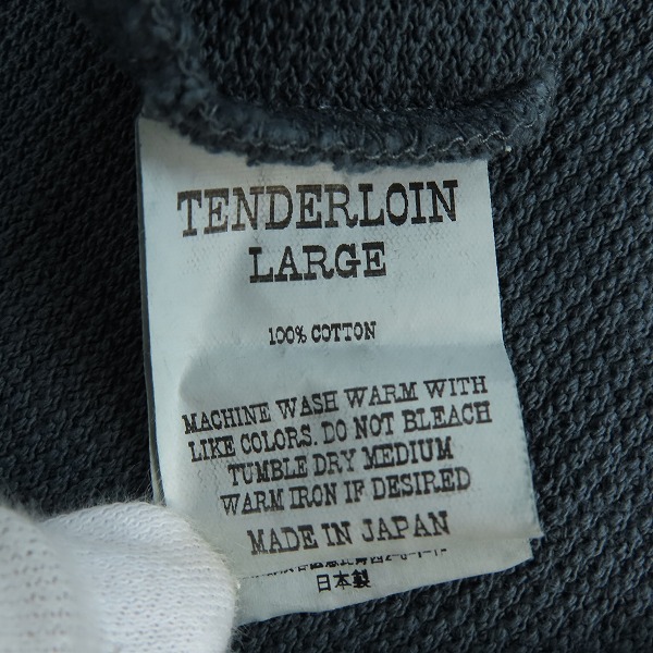 実際に弊社で買取させて頂いたTENDERLOIN/テンダーロイン MOSS STITCH NFL フットボール シャツ/カットソー/Lの画像 3枚目