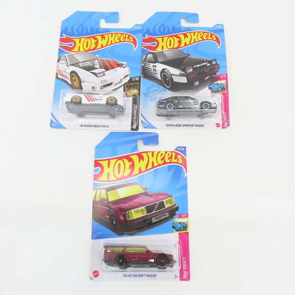 実際に弊社で買取させて頂いた【おまとめ/未開封】Hot Wheels/ホットウィール '96 NISSAN 180SX TYPE X/TOYOTA AE86 SPRINTER TRUENO FALKEN 他の画像 2枚目