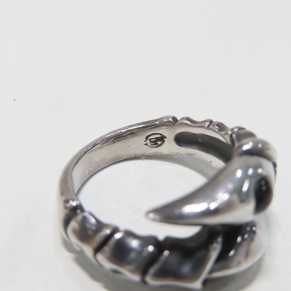 実際に弊社で買取させて頂いたBloody Mary/ブラッディマリー DORAGON CLAW/ドラゴンクロー リング 11号の画像 7枚目