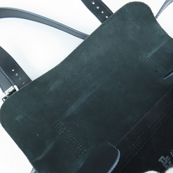 実際に弊社で買取させて頂いたDr.Martens/ドクターマーチン レザー ショルダーバッグ/ブラックの画像 7枚目