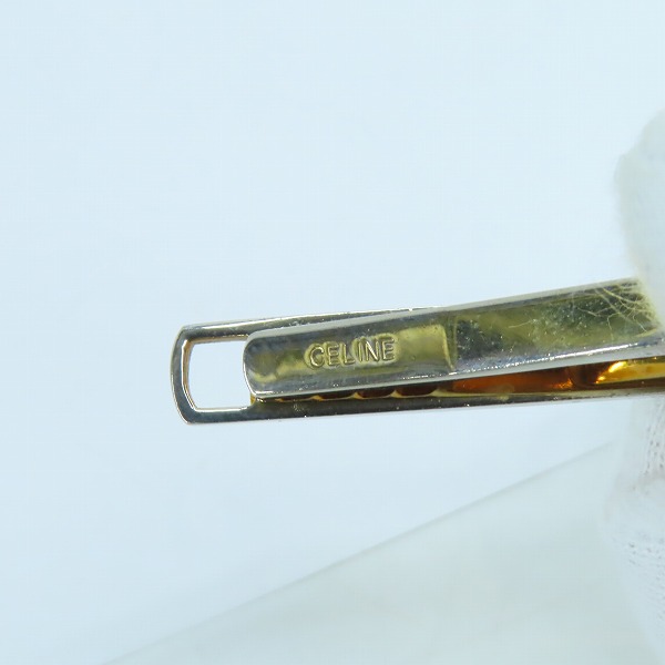 実際に弊社で買取させて頂いたCELINE/セリーヌ ロゴ入り ネクタイピンの画像 5枚目