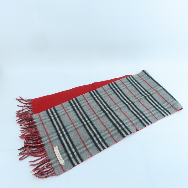 実際に弊社で買取させて頂いたBurberrys/バーバリーズ チェック柄 ウールマフラー