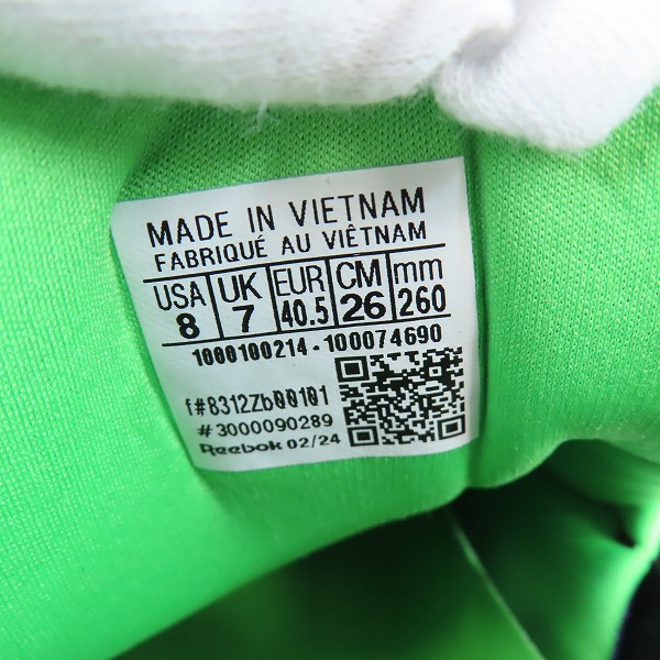 実際に弊社で買取させて頂いた【未使用】Reebok/リーボック INSTAPUMP FURY 94 インスタポンプフューリー 94 100074690/27.5の画像 5枚目