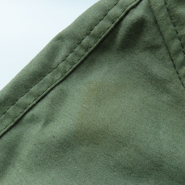 実際に弊社で買取させて頂いたALPHA INDUSTRIES/アルファインダストリーズ M-65型 USA製ミリタリージャケット 8415-01-099-7836/Sの画像 7枚目