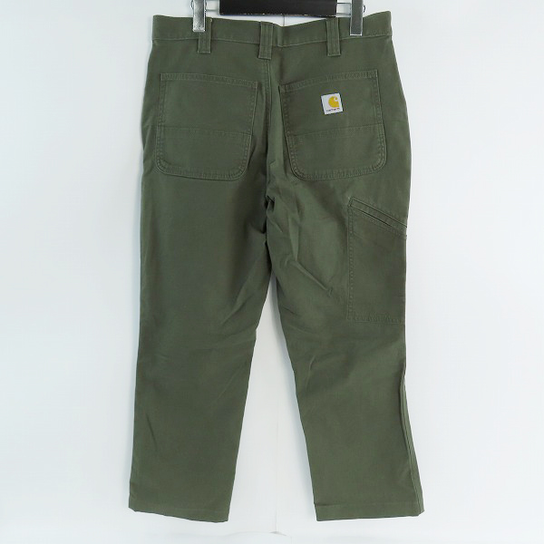 実際に弊社で買取させて頂いたCarhartt/カーハート RUGGED FLEX RIGBY DUNGAREE GRAVEL ペインターパンツ 102291 32×30の画像 1枚目