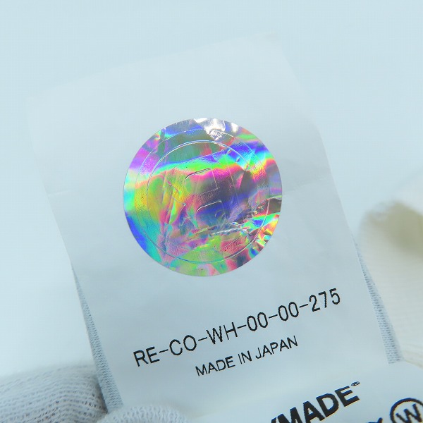 実際に弊社で買取させて頂いたREADYMADE/レディメイド SS T THIS IS MY T 半袖Tシャツ RE-CO-WH-00-00-275/Lの画像 4枚目
