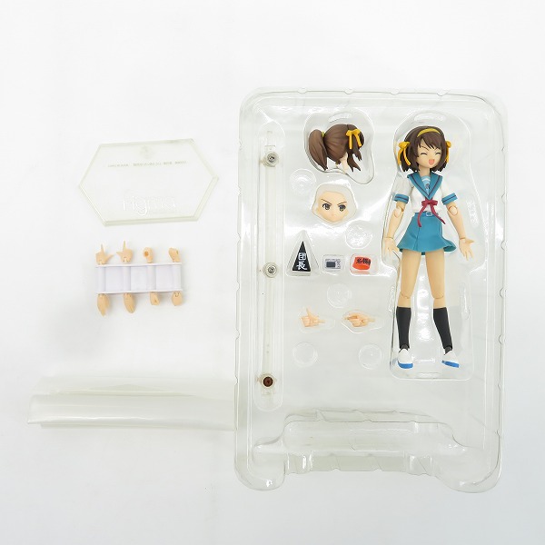 実際に弊社で買取させて頂いたマックスファクトリー figma 034 涼宮ハルヒ 夏服ver. /涼宮ハルヒの戸惑 超限定版 特典のみ figma 超勇者ハルヒ 2点セットの画像 1枚目