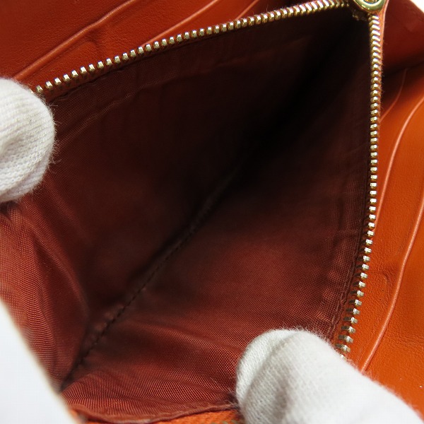 実際に弊社で買取させて頂いたPRADA/プラダ 切替 長財布 レザーロングウォレットの画像 6枚目