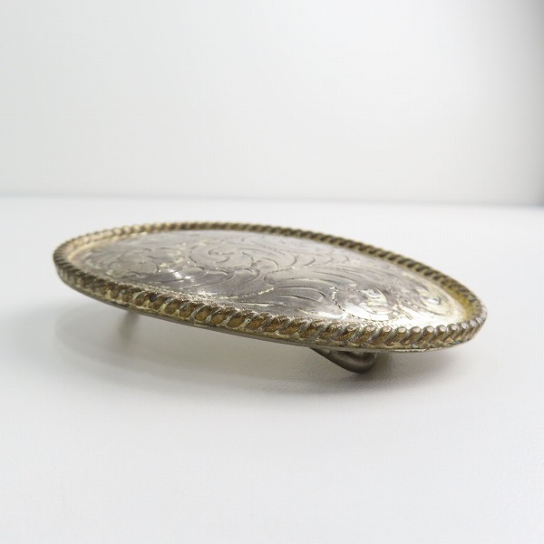 実際に弊社で買取させて頂いたARTESANIAS MORAN MEXICO/アルテサニア モーラン メキシコ製 ビンテージ/ヴィンテージ 唐草 ベルトバックルの画像 3枚目