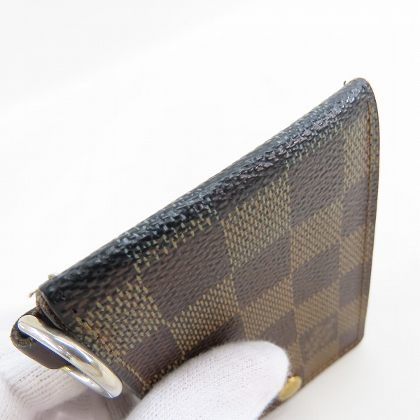 実際に弊社で買取させて頂いたLOUIS VUITTON/ルイヴィトン ダミエ ポルトカルト ID バンドリエール カードケース N60016の画像 6枚目