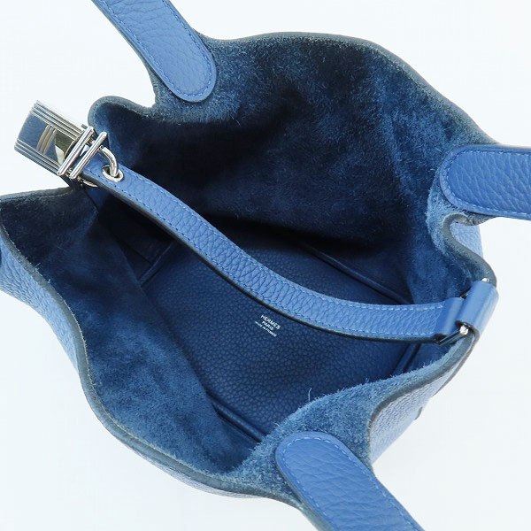実際に弊社で買取させて頂いたHermès/エルメス トリヨンクレマンス ブルージーン ピコタンロックPMの画像 3枚目
