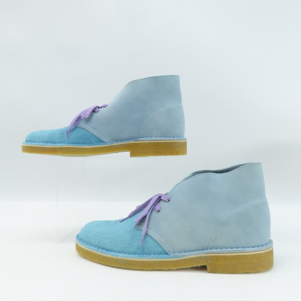 実際に弊社で買取させて頂いたClarks×LEVI'S/クラークス×リーバイス Desert Boot/デザートブーツ Pale Blue/UK8の画像 3枚目