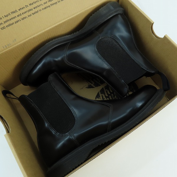 実際に弊社で買取させて頂いたDr.Martens/ドクターマーチン FLORA/フローラ サイドゴアブーツ 14649001/UK6の画像 8枚目