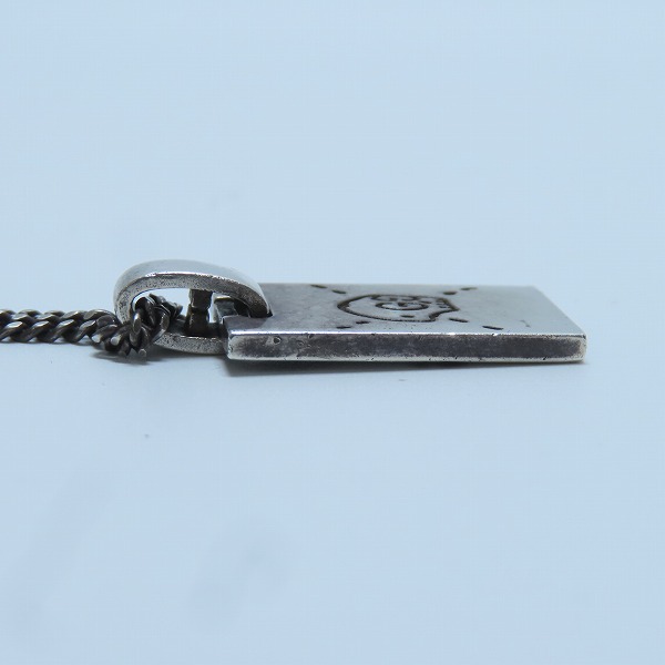 実際に弊社で買取させて頂いたGUCCI/グッチ ゴースト スカル ドクロ 髑髏 GG柄 ネックレスの画像 3枚目