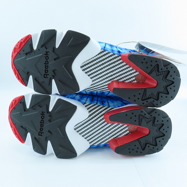 実際に弊社で買取させて頂いた【未使用】 Reebok/リーボック INSTAPUMP FURY 94 atmos × XLARGE BLUE スニーカー 100208829/28の画像 2枚目