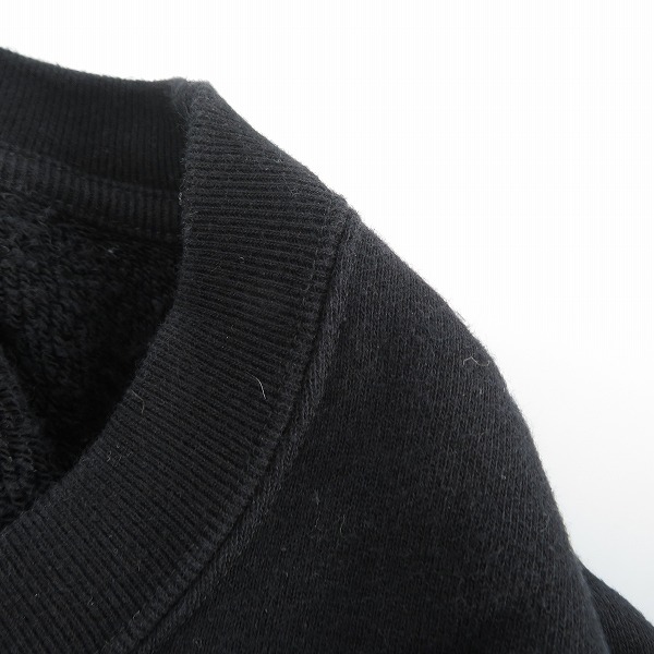 実際に弊社で買取させて頂いたDESCENDANT/ディセンダント クルーネックスウェット ブラック/3の画像 7枚目