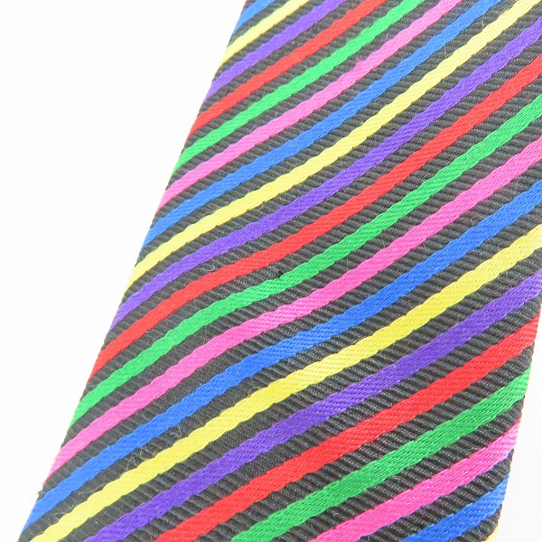 実際に弊社で買取させて頂いたuniform experiment/ユニフォームエクスペリメント ネクタイ チェック/ストライプ 2本セットの画像 5枚目