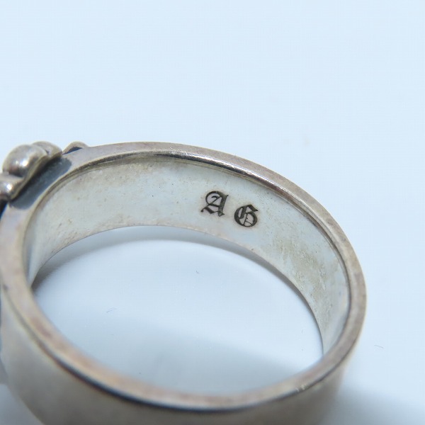 実際に弊社で買取させて頂いたA&G/エーアンドジー クロス リング/19号の画像 6枚目