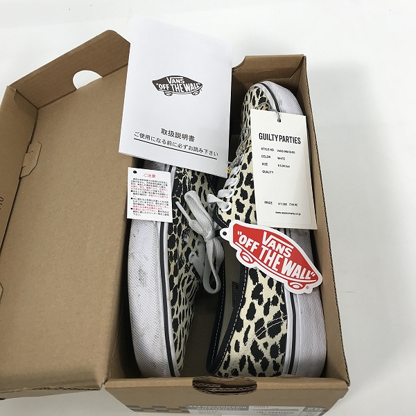 実際に弊社で買取させて頂いた【難有り】VANS×WACKO MARIA/バンズ×ワコマリア V44 AUTHENTIC/オーセンティック レオパード 667569-0001/26.5の画像 8枚目
