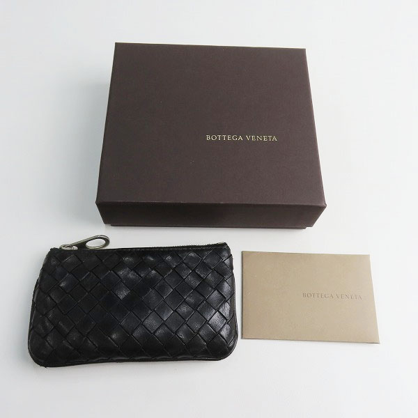 実際に弊社で買取させて頂いたBOTTEGA VENETA/ボッテガヴェネタ イントレチャート レザー コインケースの画像 9枚目