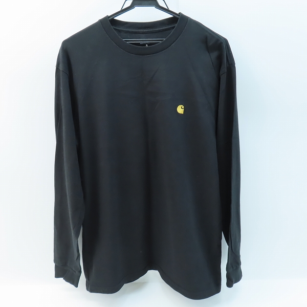 実際に弊社で買取させて頂いたCarhartt/カーハート L/S CHASE T-SHIRT 刺繍ロゴ長袖Tシャツ/S
