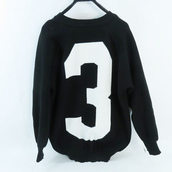 実際に弊社で買取させて頂いたBLACK COMME des GARCONS/ブラック コムデギャルソン Lochaven of Scotland クルーネックニット 1H-N502/AD2021/XLの画像 1枚目